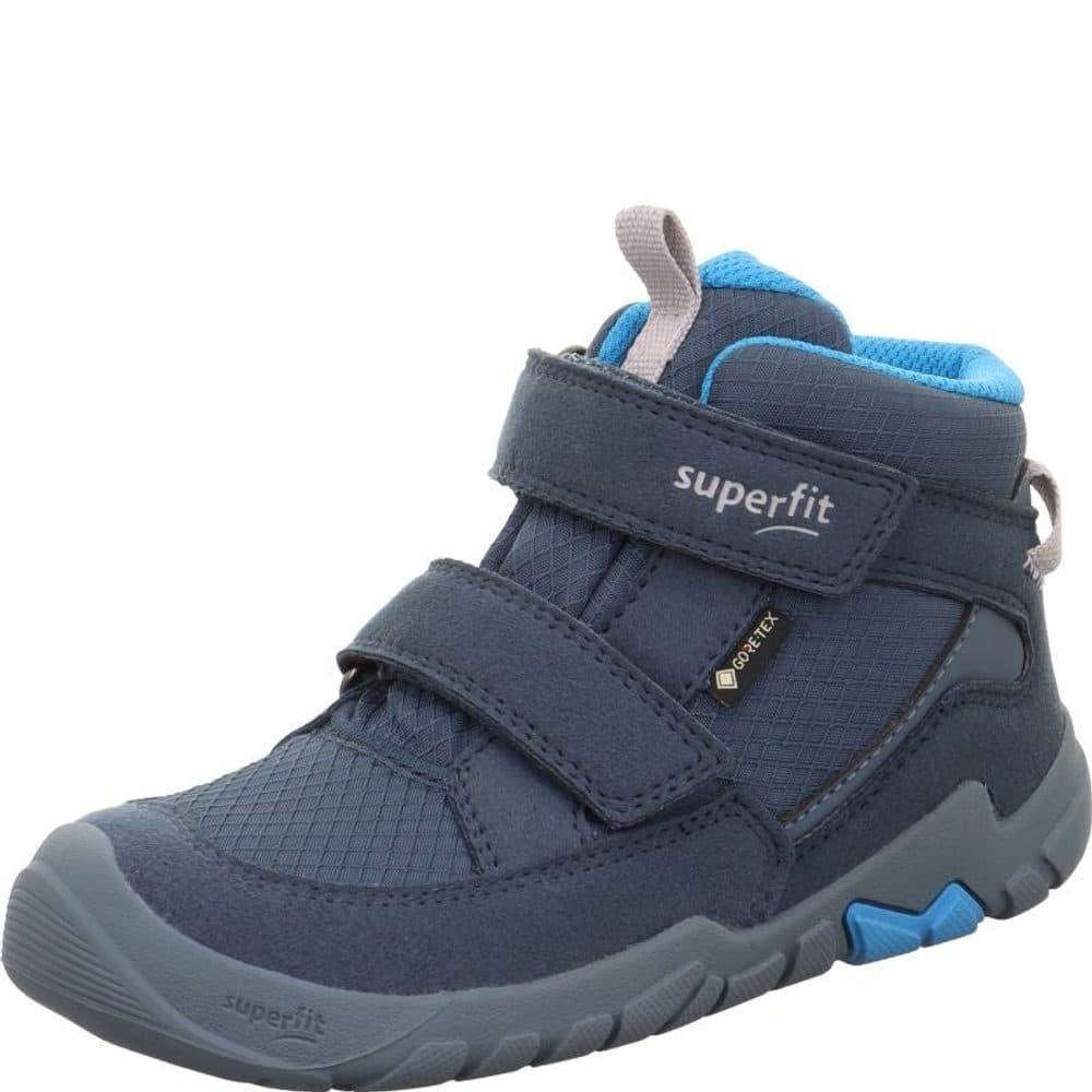 Chlapecké kotníkové tenisky Superfit barefit TRACE GTX Blue/Turquoise 1-006042-8000 -