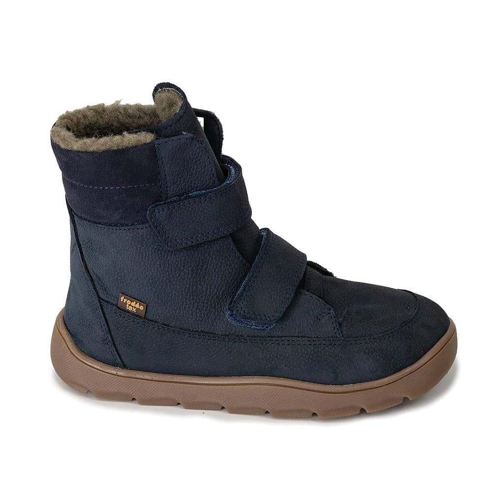 Chlapecké zimní barefoot boty ZERU TEX WINTER Dark Blue, Froddo, G3160240, tmavě modrá - 25 - náhled 3