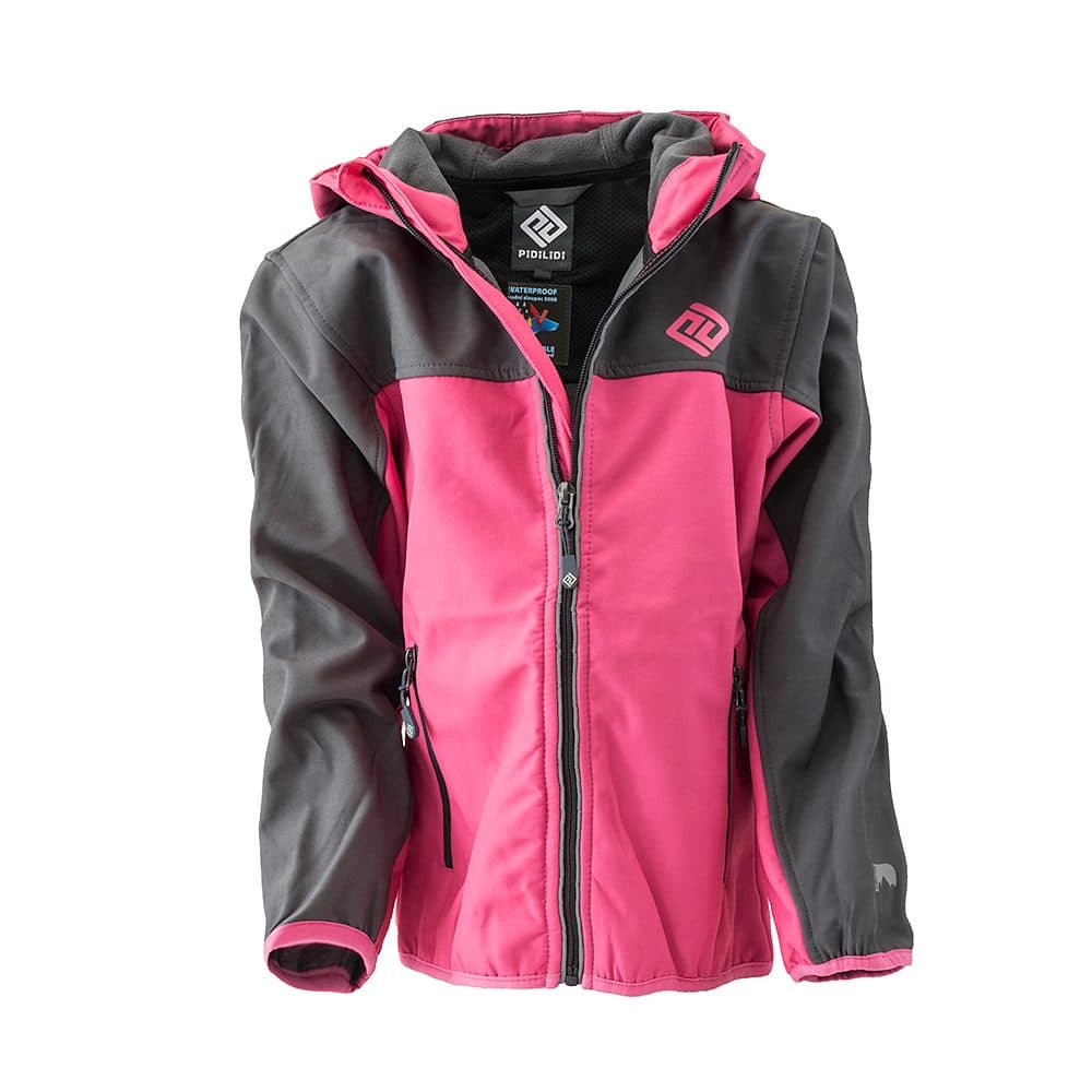 bunda softshellová outdoorová, Pidilidi, PD1113-03, růžová - 104 | 4let - náhled 5