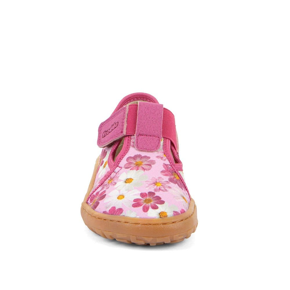 Dívčí plátěné barefoot přezůvky CANVAS T-BAR FLOWERS Froddo G1700439-4 - 30 - náhled 4