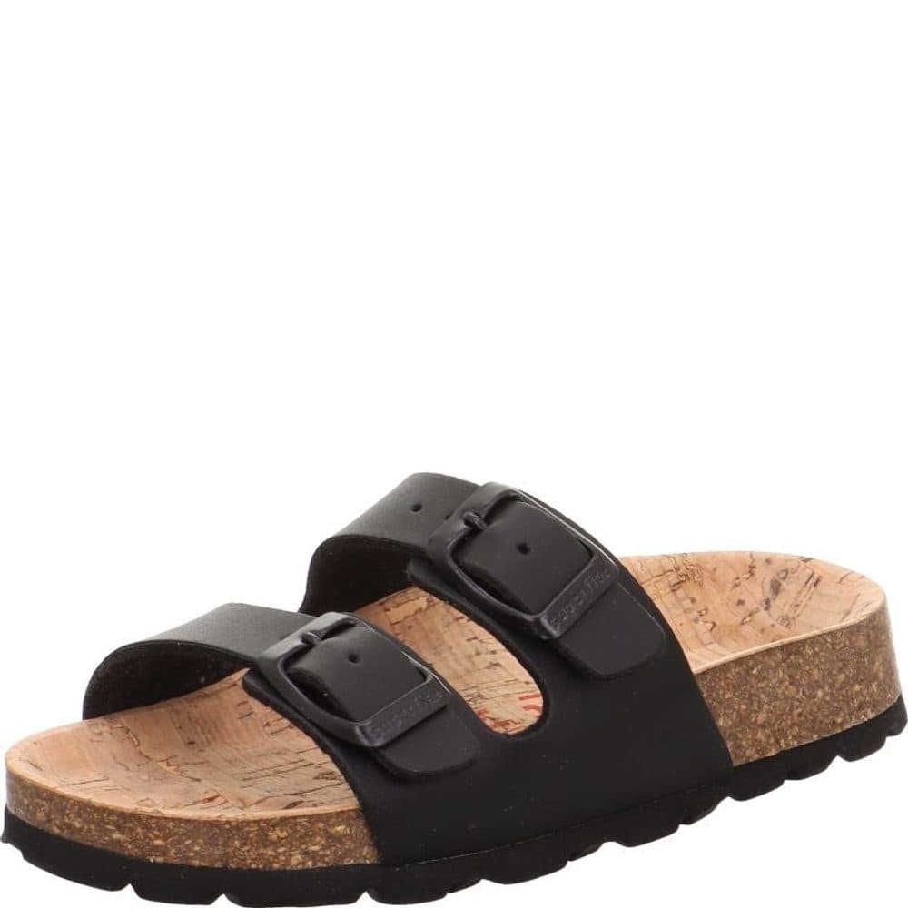 Dětské korkové pantofle Superfit FOOTBAD Black 1-800111-0120 -