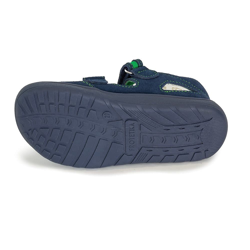 Chlapecké sandály Barefoot PADY NAVY, Protetika, modrá - 22 - náhled 3