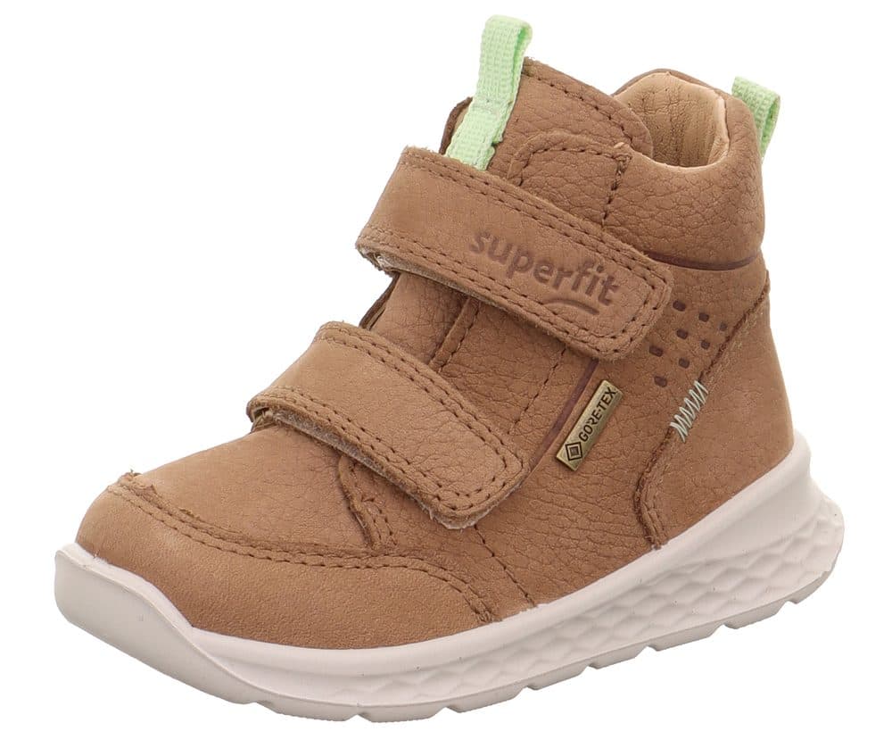 Dětská celoroční obuv BREEZE  Brown/Light Green  Gore-Tex, Superfit,1-000367-3020 - 22