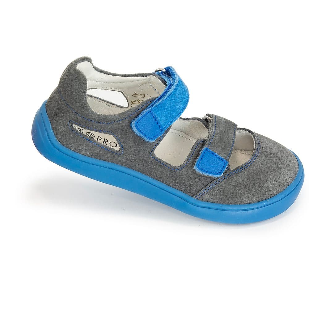 chlapecké sandály Barefoot TERY GREY, Protetika, šedá - 22 - náhled 4