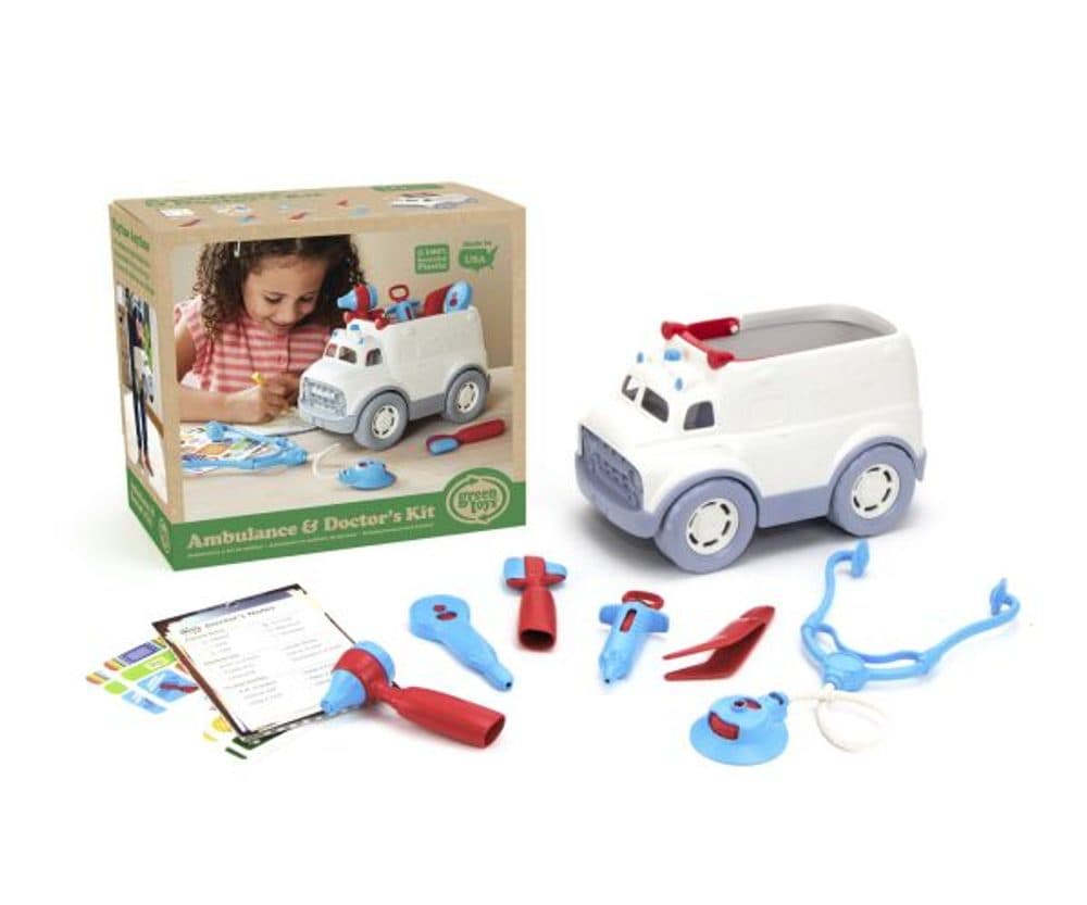 Ambulance s lékařskými nástroji, Green Toys, W009285 - náhled 2