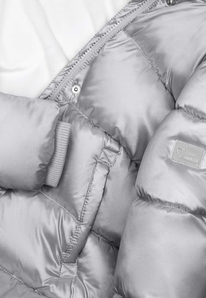 Kabát dívčí nylonový Puffa podšitý microfleecem, Minoti, 12COAT 3, holka - 110/116 | 5/6let - náhled 3