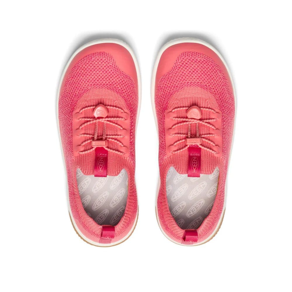 Dívčí tenisky barefoot kompromis KEEN KNX KNIT LACE YOUTH dubarry/star white - 36 - náhled 3