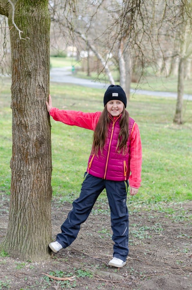 vesta extra lehká nylonová, Pidilidi, PD1086-16, vínová - 104 | 4roky - náhled 2