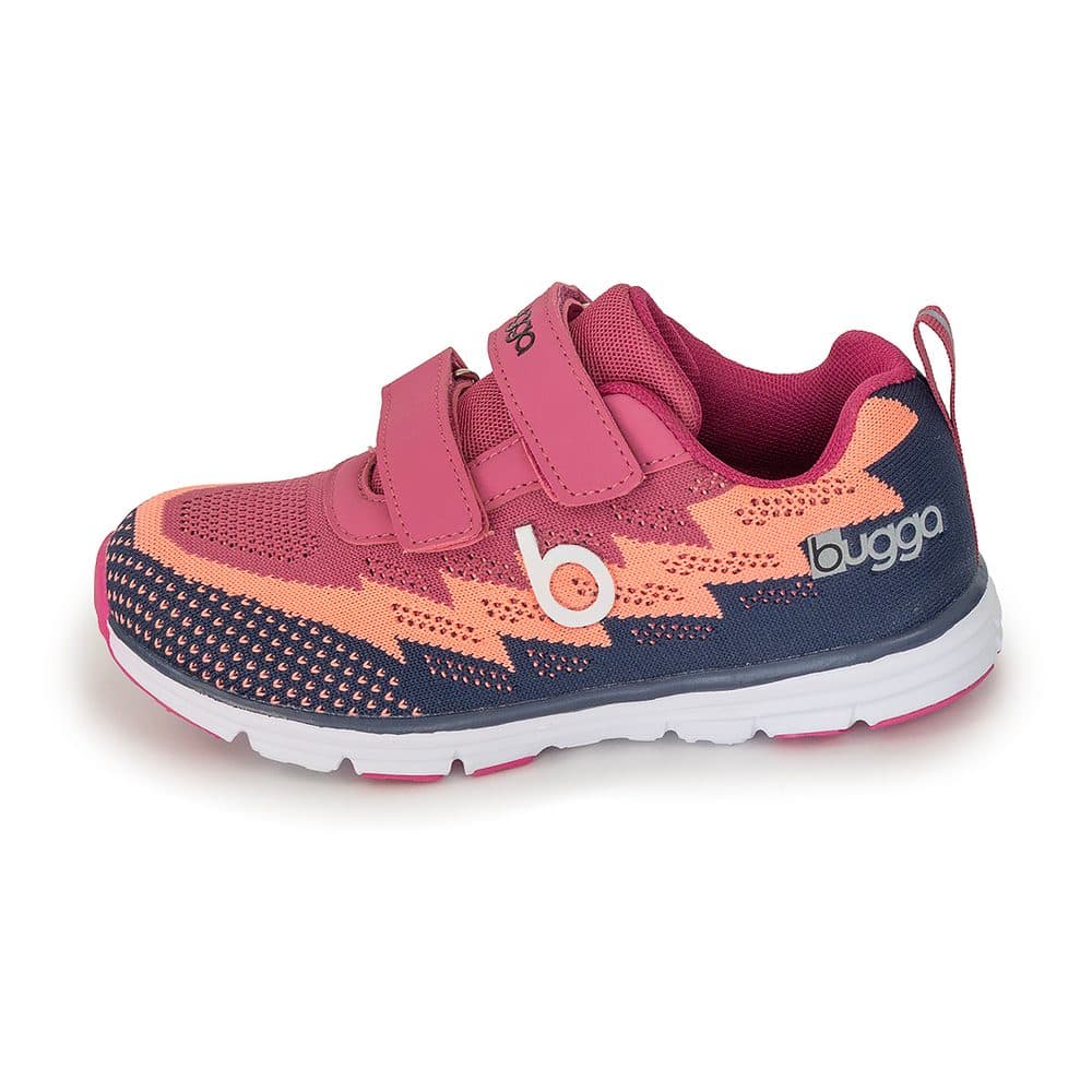 Dívčí lehké sportovní tenisky BUGGA HONE Purple/Orange/Dark Blue - 27 - náhled 2