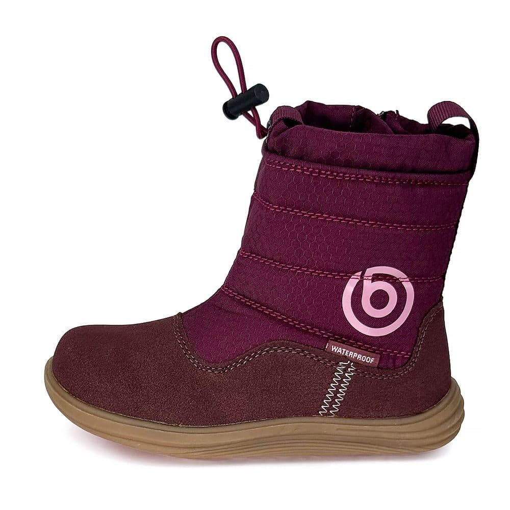 Dívčí zimní barefoot boty s membránou Bugga RUBA Fuchsia B00197-07 - 25 - náhled 3