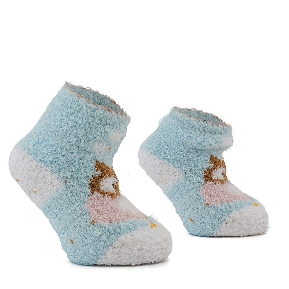 ponožky dívčí FLUFFY s protiskluzem - 2pack, Pidilidi, PD0147-01, holka - 12-24m - náhled 2