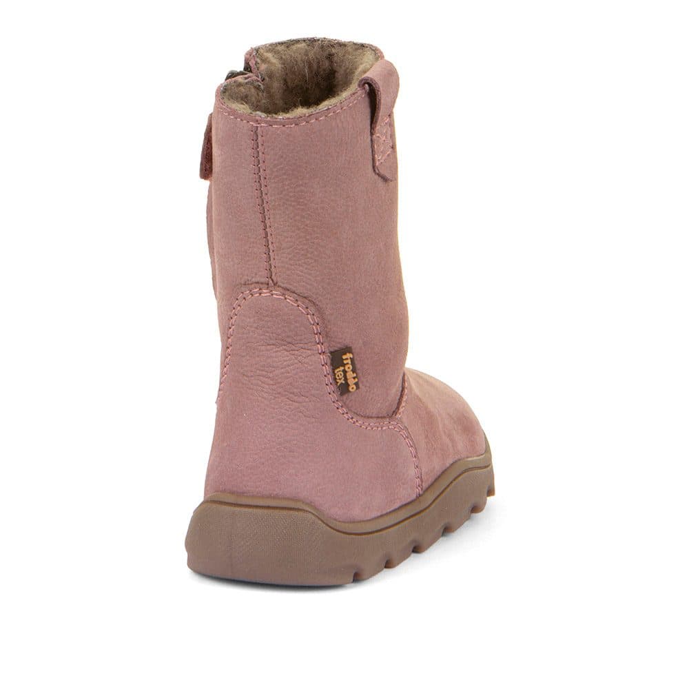 Dívčí zimní barefoot kozačky ZERU TEX BOOT Dark Pink, Froddo, G3160242-3, růžová - 24 - náhled 4
