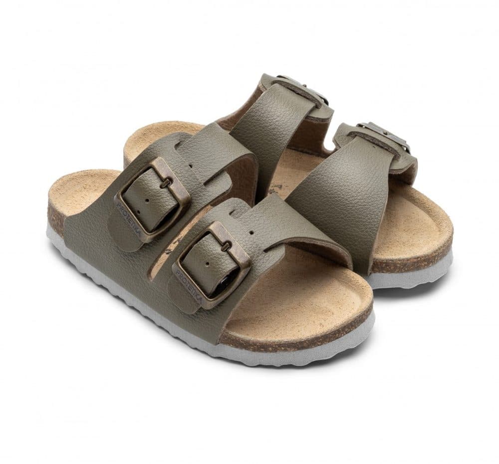 Dětské ortopedické pantofle Lifestyle T94/53, Protetika, khaki - 30 - náhled 4