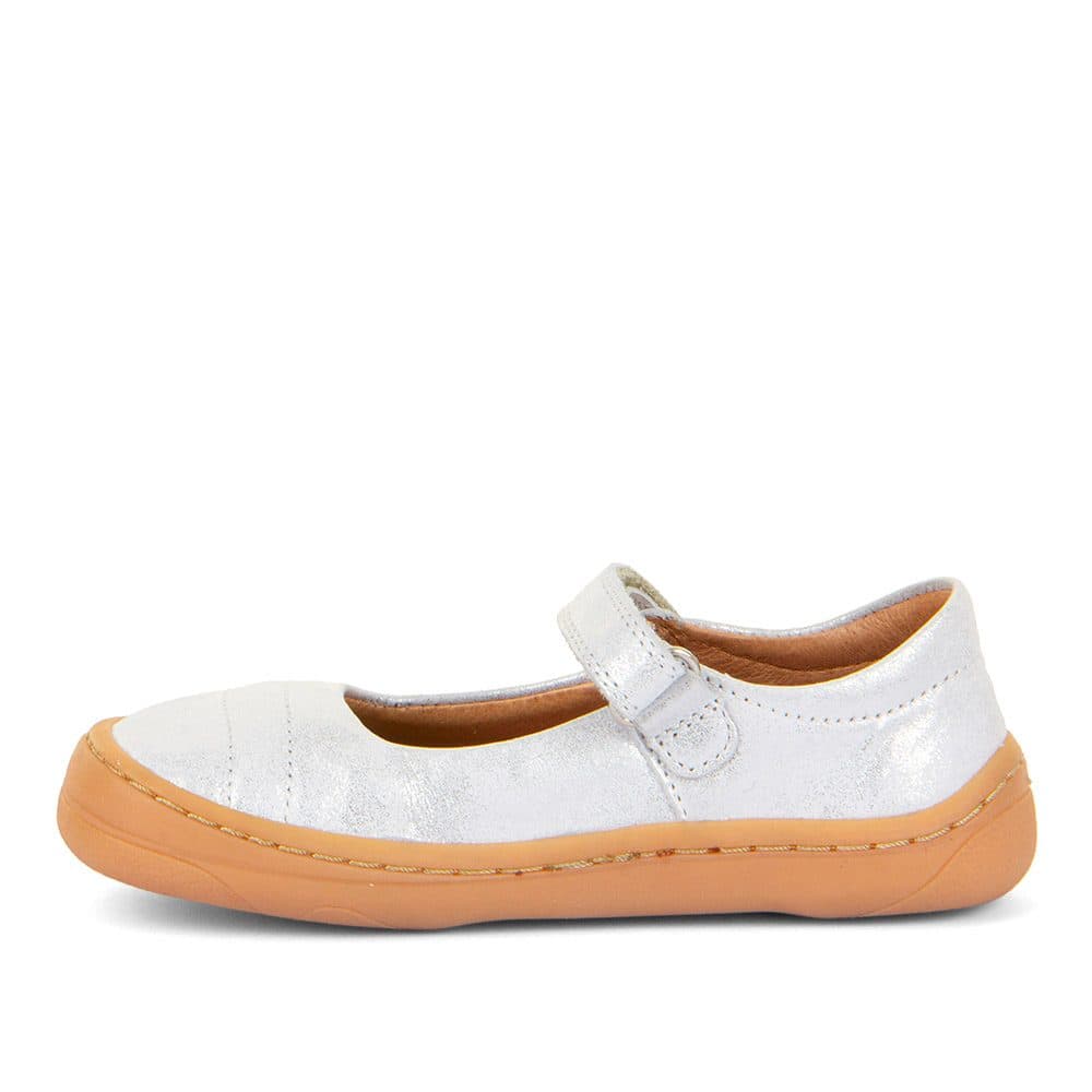 Dívčí barefoot baleríny MARY J Silver Froddo G3140184-6 stříbrná - 25 - náhled 2