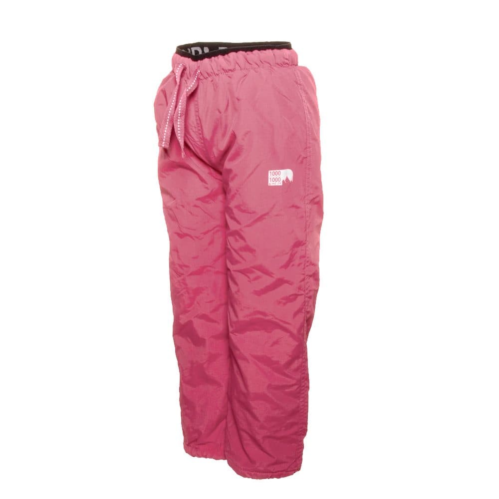 kalhoty sportovní  podšité fleezem outdoorové, Pidilidi, PD1075-16, vínová - 104 | 4roky - náhled 1