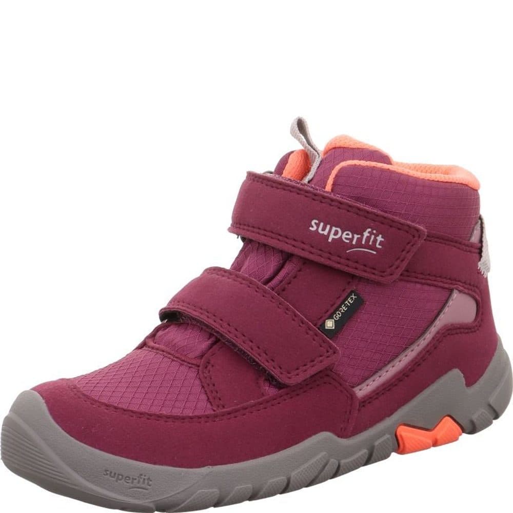 Dívčí celoroční tenisky Superfit barefit TRACE GTX Red/Orange 1-006042-5000 -