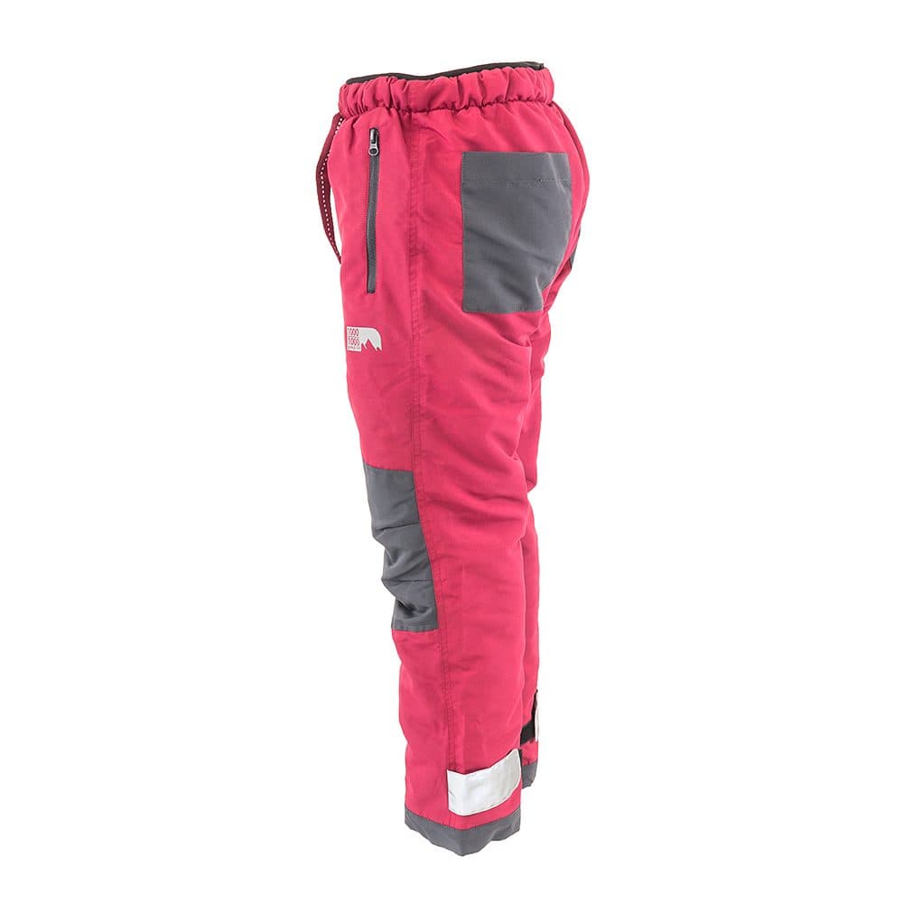 kalhoty sportovní outdoorové, podšité fleezovou podšívkou, Pidilidi, PD1121-16, vínová - 104 | 4roky - náhled 4