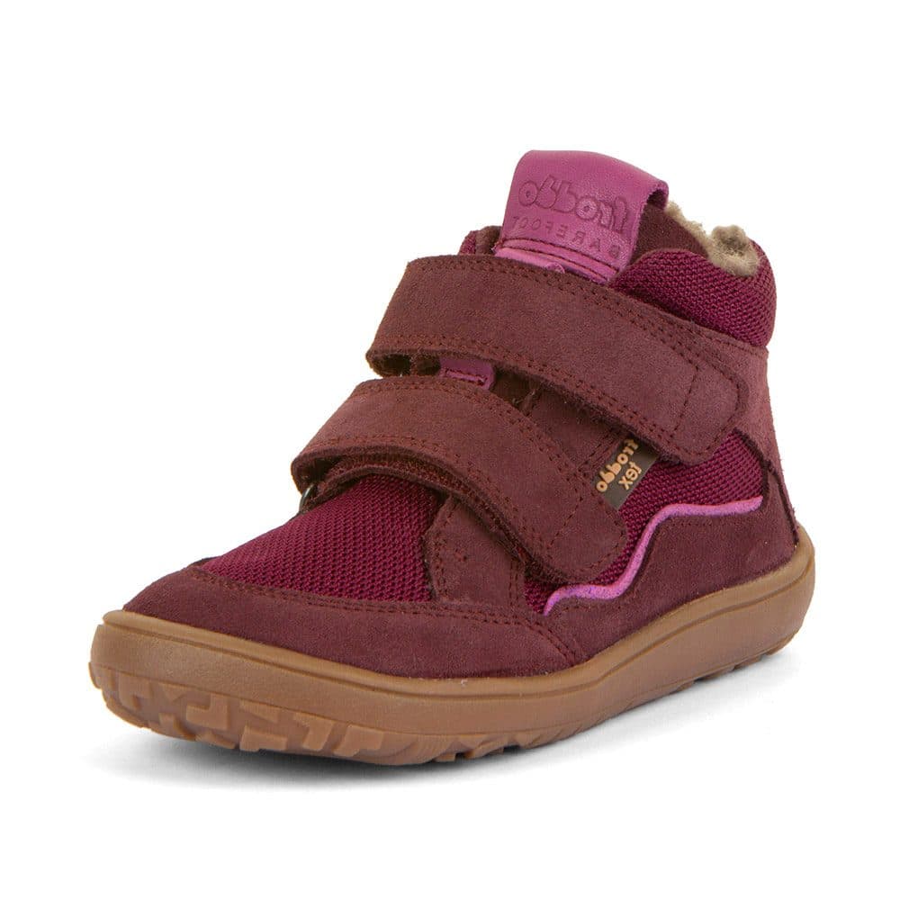 Dívčí zimní barefoot boty TEX WOOL Bordeaux Froddo G3110266-7W -