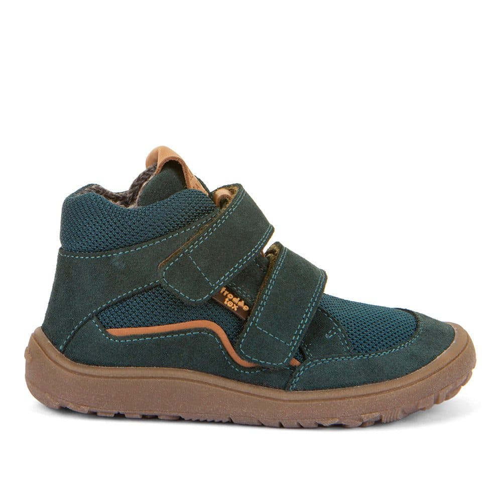 Chlapecké barefoot boty TEX AUTUMN  Petroleum Froddo G3110254-13 - khaki - 23 - náhled 5