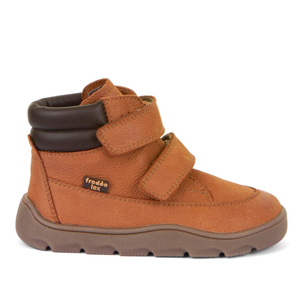 Dětské zimní barefoot boty ZERU TEX Cognac, Froddo, G2110150-3, hnědá - 23 - náhled 5