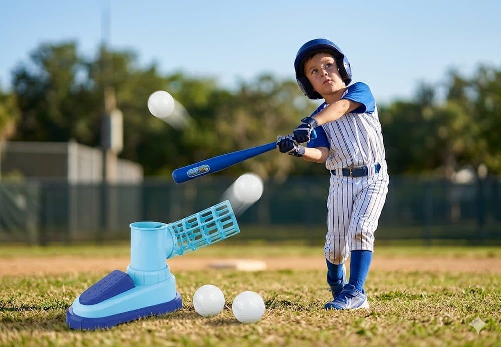 Baseball set s odpalovačem, Wiky, W057702 - náhled 3