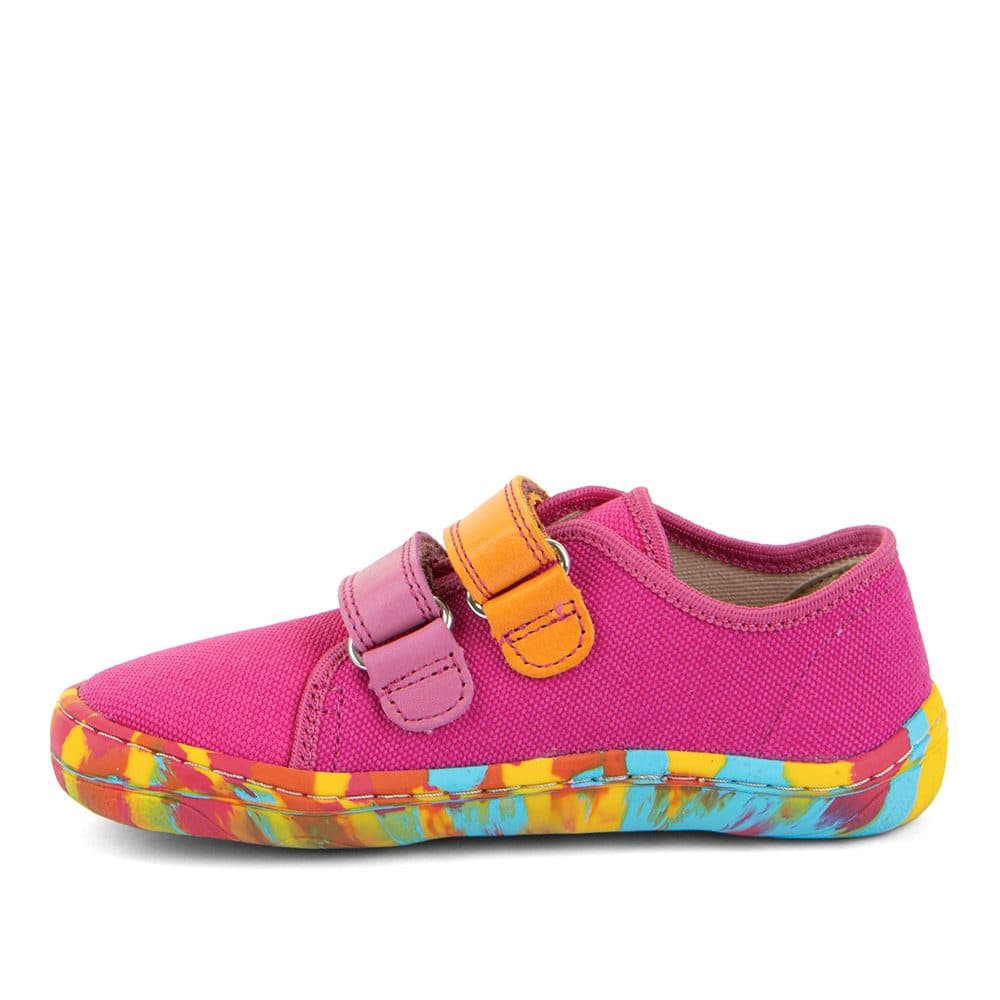 Dívčí plátěné barefoot tenisky CANVAS FUXIA Froddo G1700440-13 - 27 - náhled 3