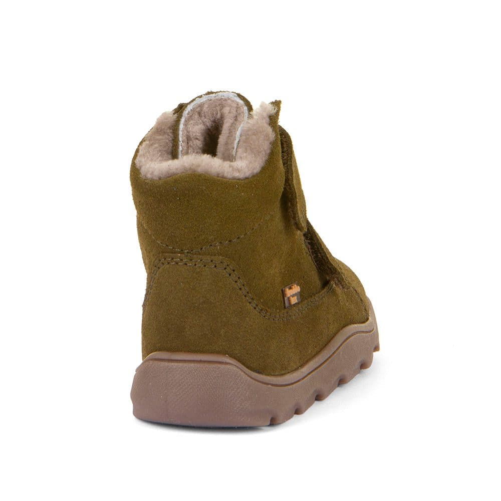 Chlapecké zimní barefoot boty ZERU TEX FURRY Olive, Froddo, G2110149-4, zelená - 20 - náhled 5