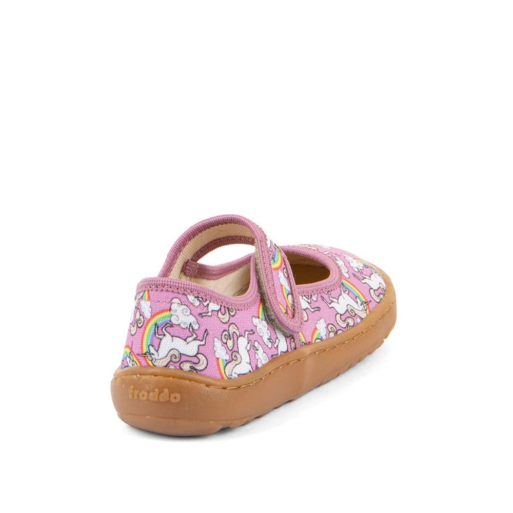 Dívčí plátěné barefoot baleríny CANVAS BALETTY WHITE/PINK FRODDO G1700437-3 - 25 - náhled 5