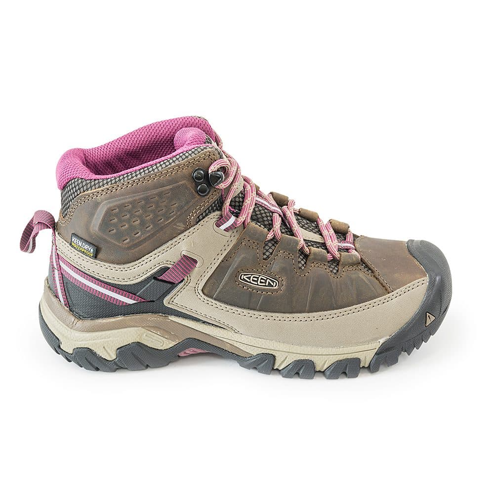 Dámská kotníkové boty Targhee III MID WP W, Weiss/ boysenberry, Keen, 1018178, hnědá - 39.5 | US 9 - náhled 3