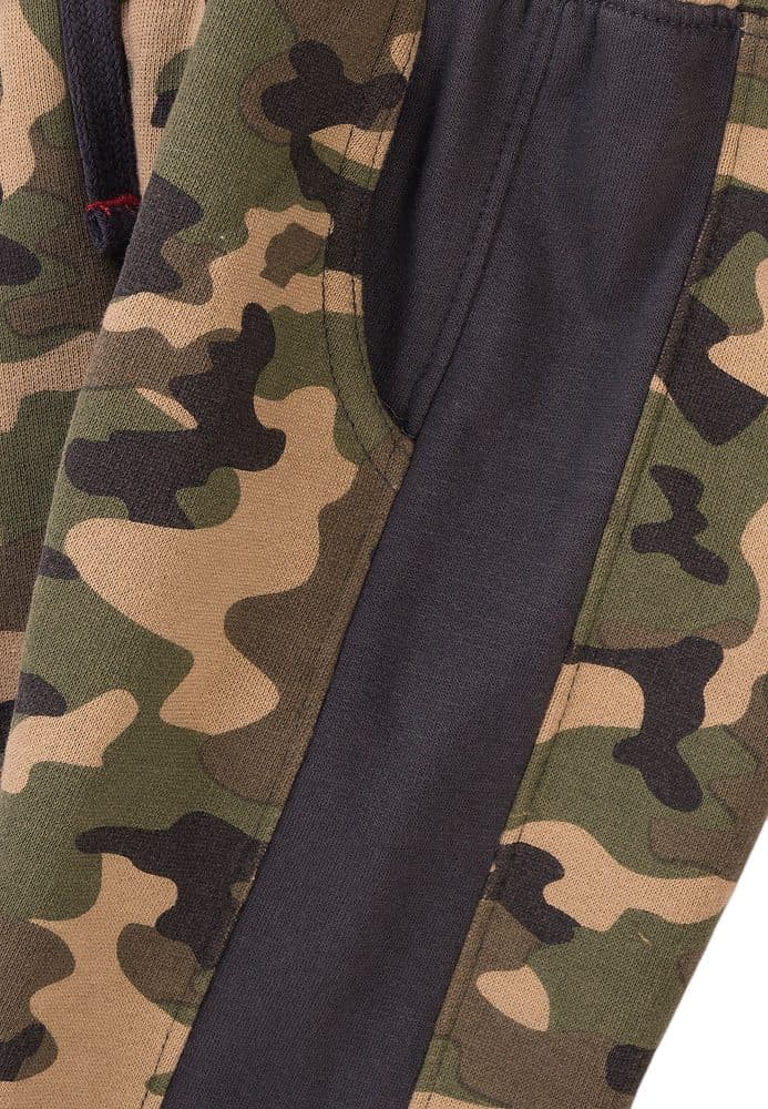 Tepláky chlapecké maskáčové, Minoti, King 4, khaki - 80/86 | 12-18m - náhled 3