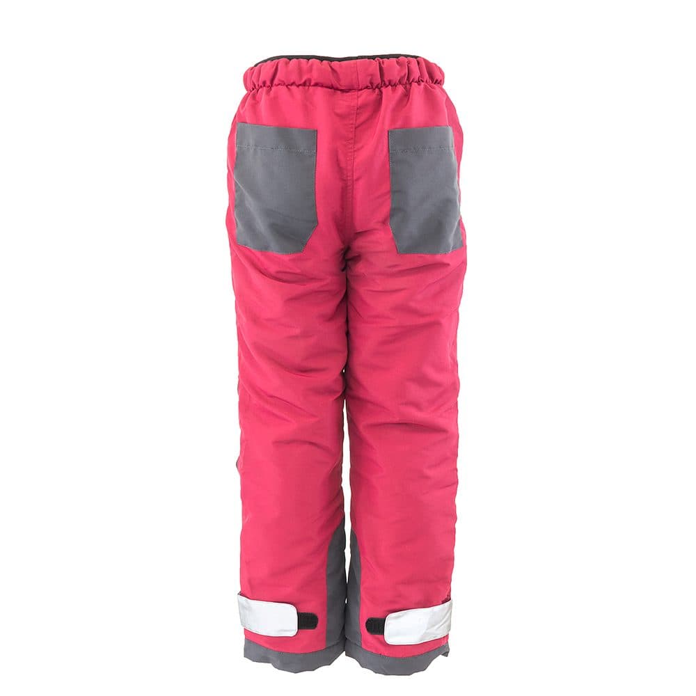kalhoty sportovní outdoorové, podšité fleezovou podšívkou, Pidilidi, PD1121-16, vínová - 104 | 4roky - náhled 2