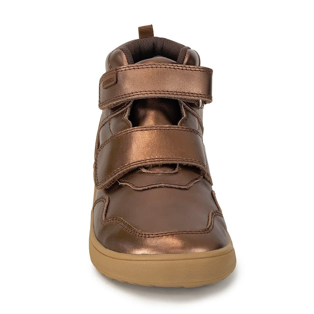 Dívčí celoroční boty Barefoot  TIRA BROWN, Protetika, hnědá - 24 - náhled 2