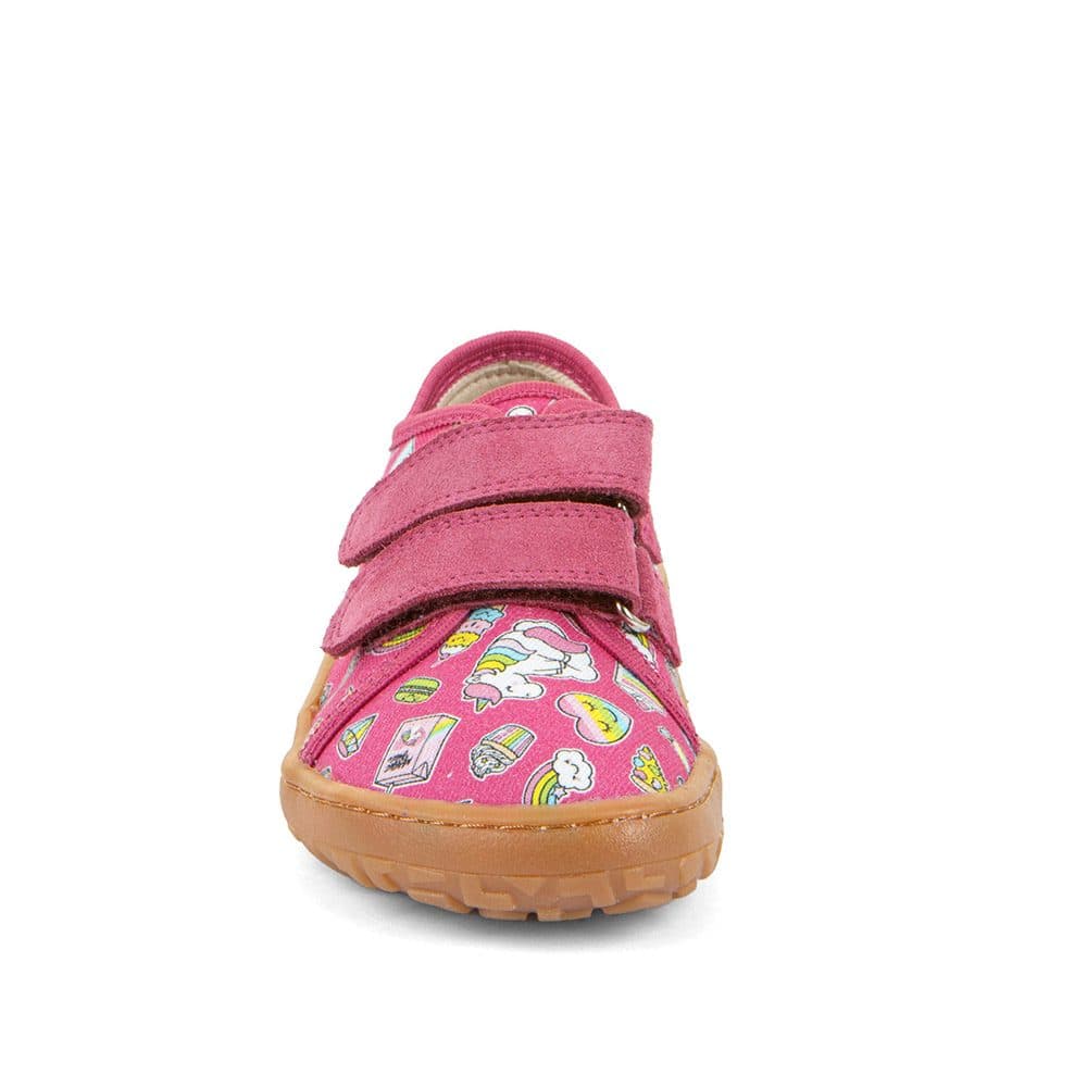 Dívčí plátěné barefoot tenisky CANVAS FUXIA+ Froddo G1700440-10 - 28 - náhled 4