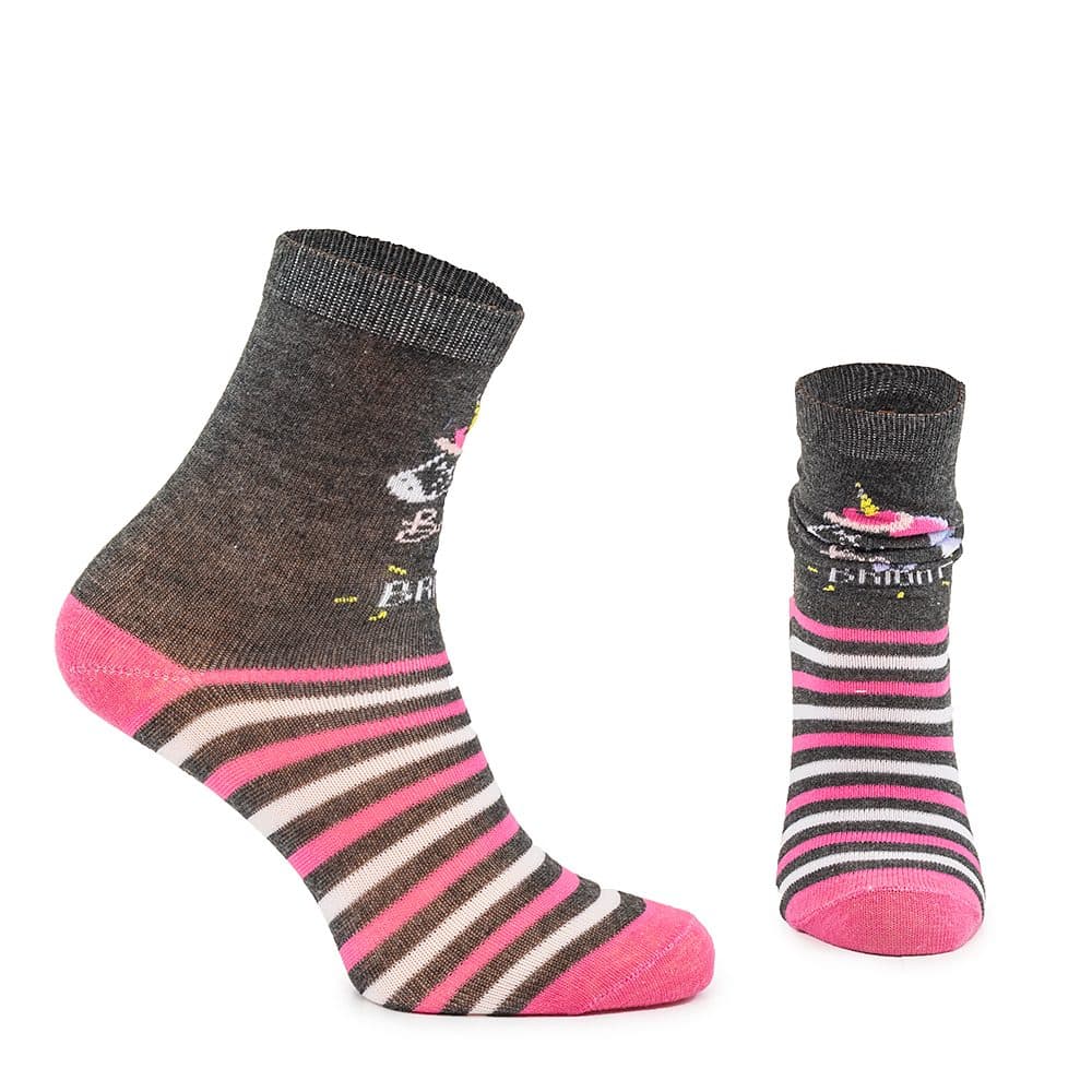 veselé ponožky FUNNY dívčí - 3pack, Pidilidi, PD0134-01, holka - 23-26 - náhled 4
