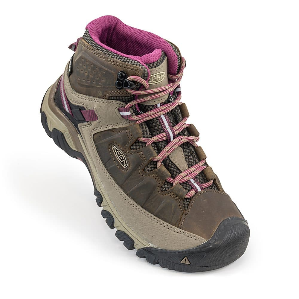 Dámská kotníkové boty Targhee III MID WP W, Weiss/ boysenberry, Keen, 1018178, hnědá - 39.5 | US 9