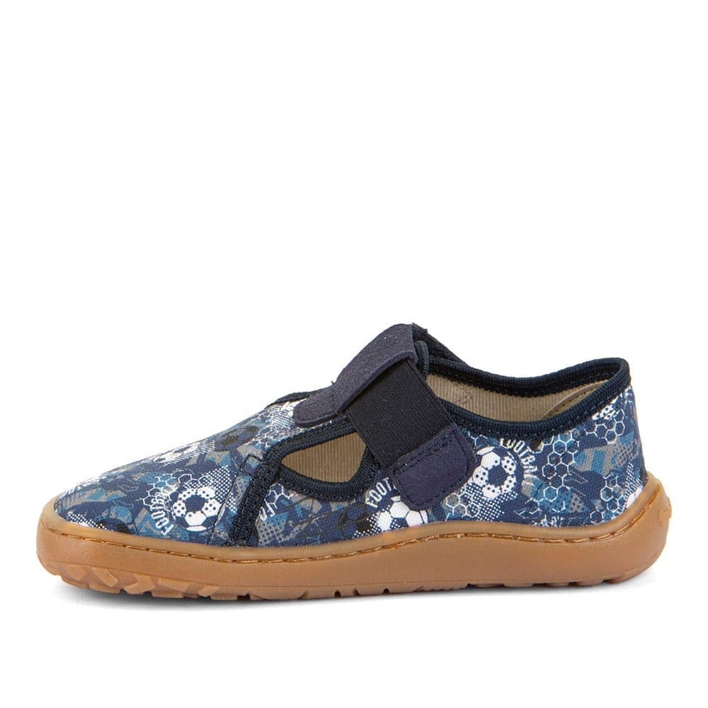 Chlapecké plátěné barefoot přezůvky CANVAS T-BAR BLUE Froddo G1700439-5 - 33 - náhled 3