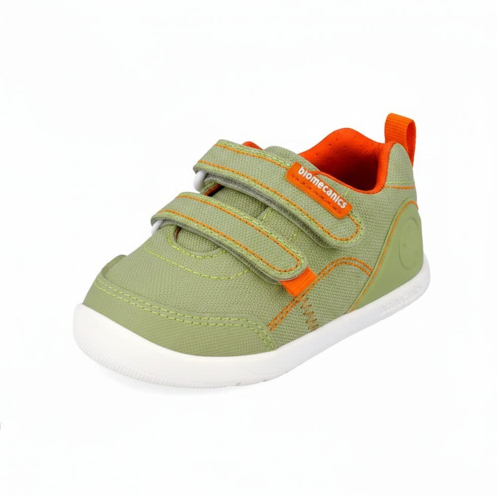 Chlapecké barefoot plátěné tenisky LONA BASICA VERDE Biomecanisc 262190-B442 -