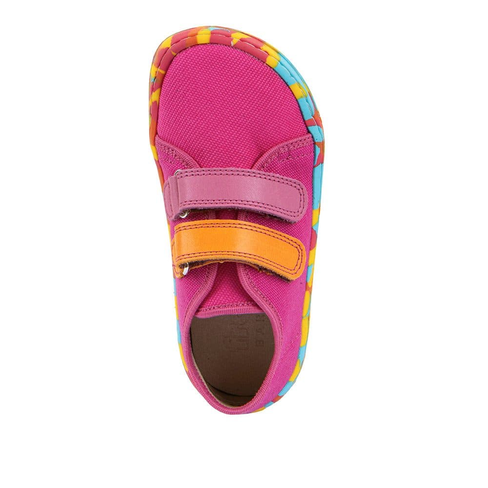 Dívčí plátěné barefoot tenisky CANVAS FUXIA Froddo G1700440-13 - 27 - náhled 2