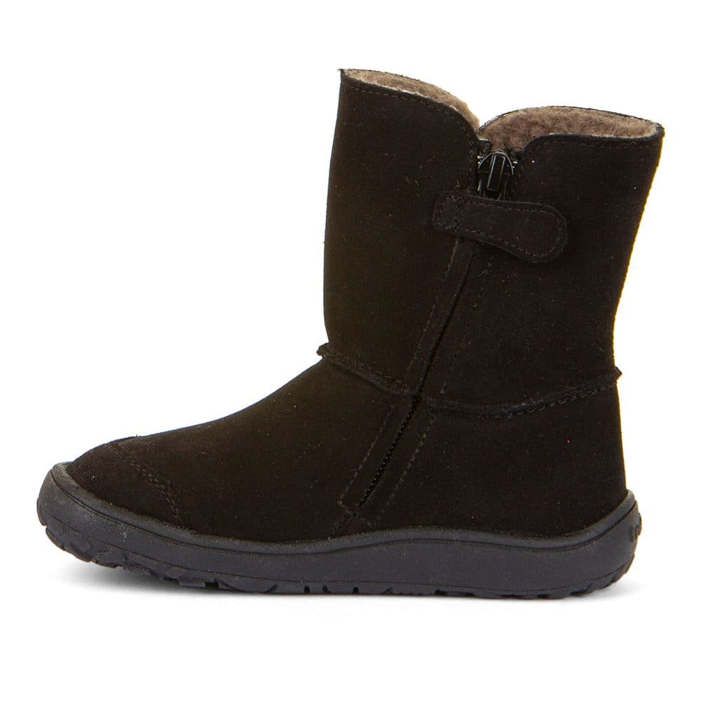 Dětské zimní barefoot boty TEX SUEDE  Black, Froddo, G3160238-4, černá - 27 - náhled 5