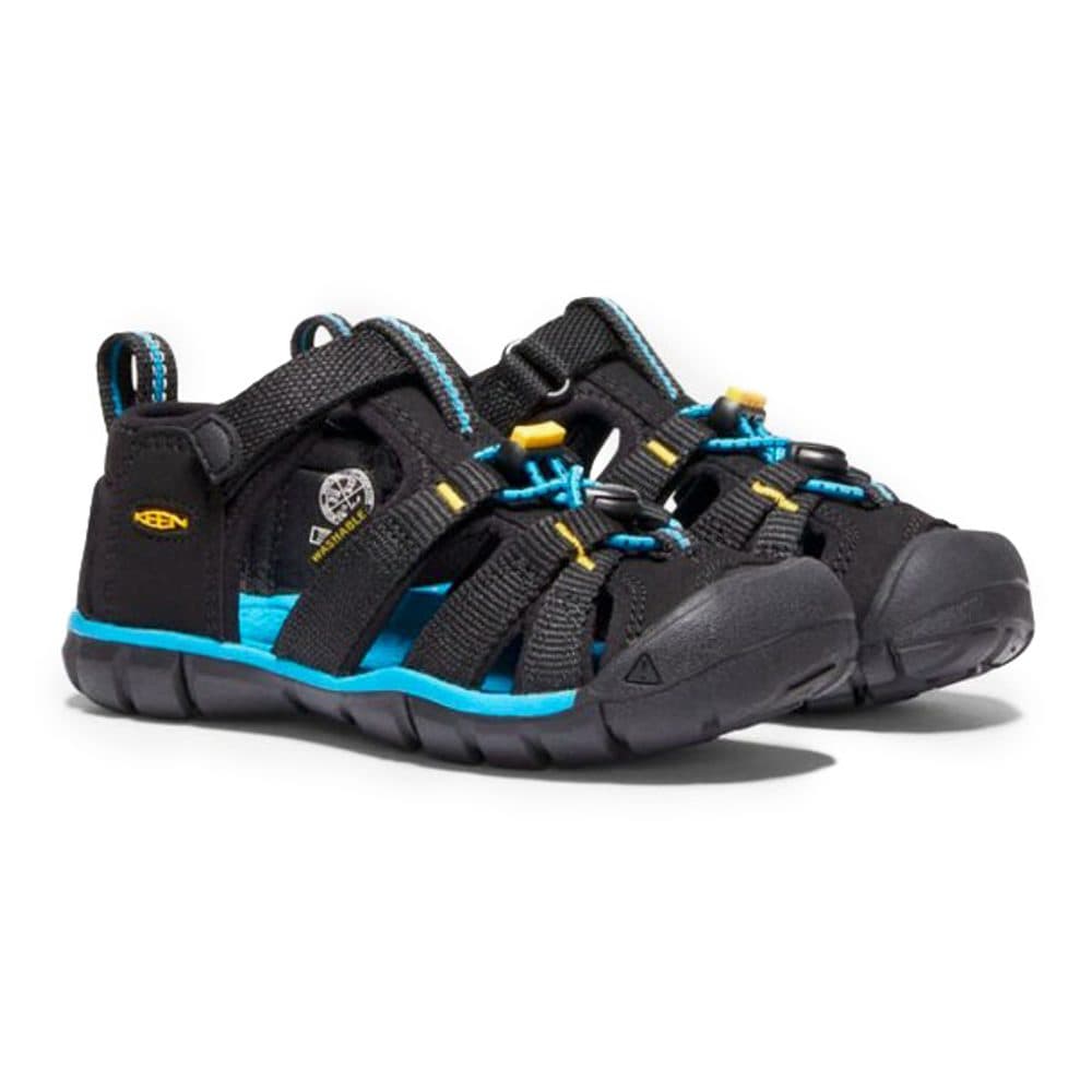 Dětské sandály SEACAMP II CNX, black/keen yellow, Keen, 1025141/1025128/1025108, černá - 24 - náhled 4