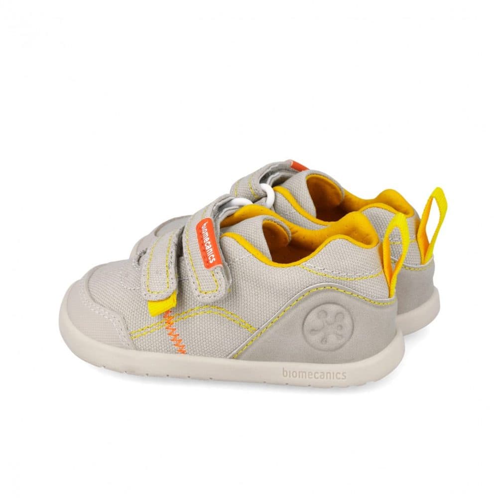 Chlapecké barefoot plátěné tenisky LONA BASICA BEIGE Y AMARILLO Biomecanisc 262190-C891 - 22 - náhled 4