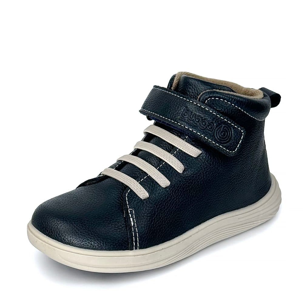 Chlapecké celoroční barefoot boty Bugga KAMA Navy B00200-04 -