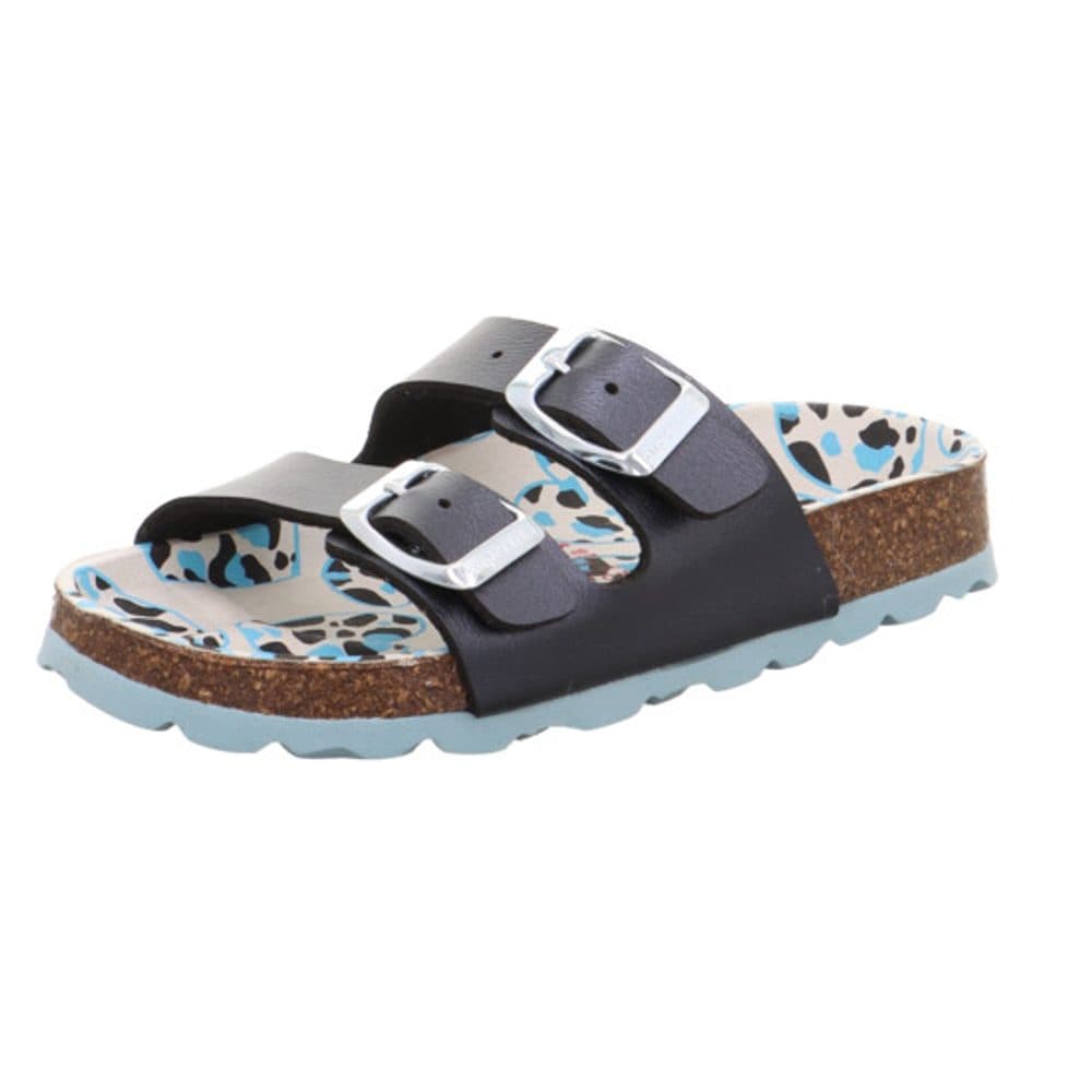 Chlapecké korkové pantofle Superfit FOOTBAD Black/Multicolored 1-800111-0070 -