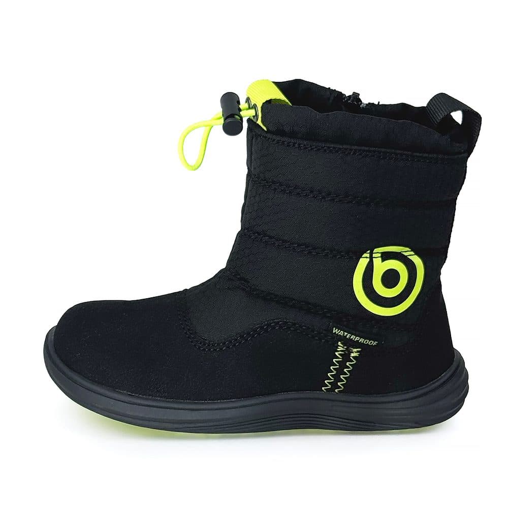 Dětské zimní barefoot boty s membránou Bugga  RUBA Black B00197-10 - 25 - náhled 3