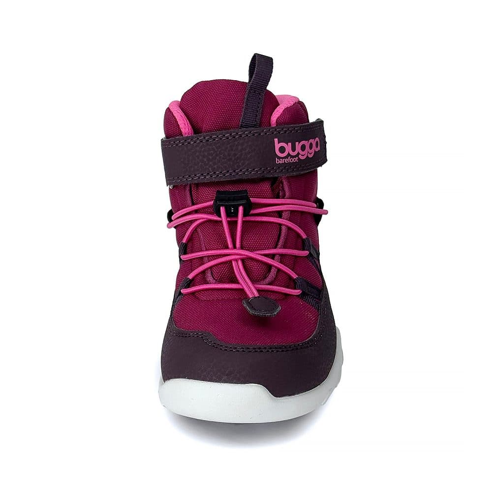 dětské zimní barefootové boty s membránou BUGGA CHRIS Burgundy B00190-16 - 27 - náhled 5