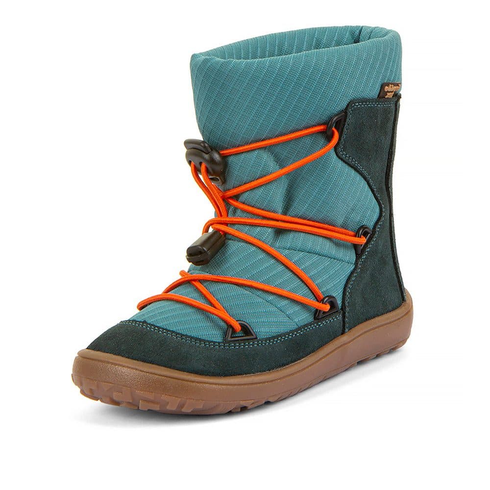 Chlapecké zimní barefoot boty TEX TRACK WOOL Petroleum G3160251-3 -