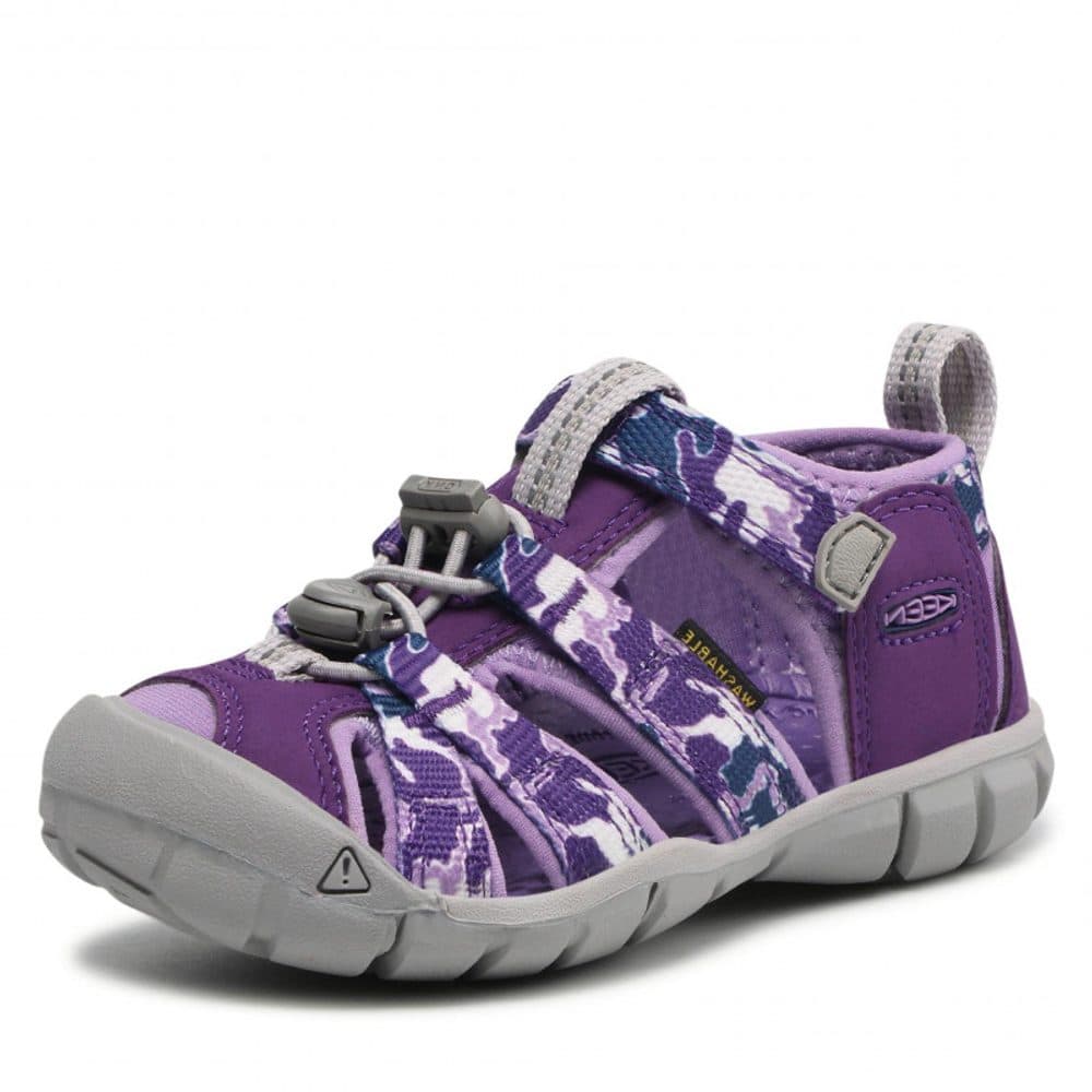 dětské sandály SEACAMP II CNX camo/tillandsia purple , Keen, 1026317/1026322, fialová -