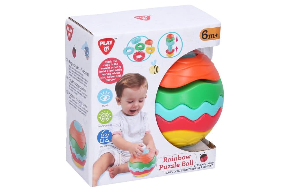Playgo Koule navlékací 6dílků, PLAYGO, W037797