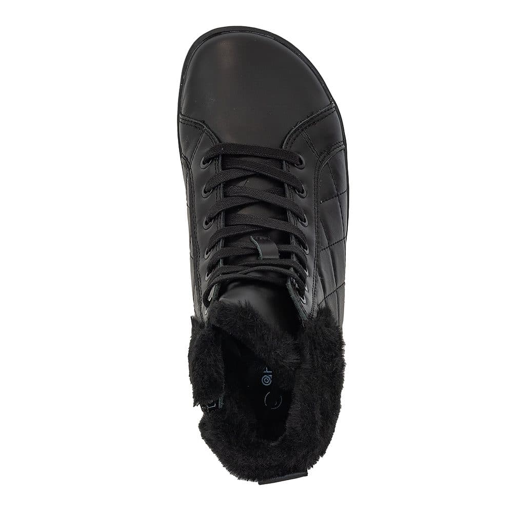 Dámské barefoot zimní boty ZORA DARK BLACK, Protetika, tmavě černá - 38 - náhled 2