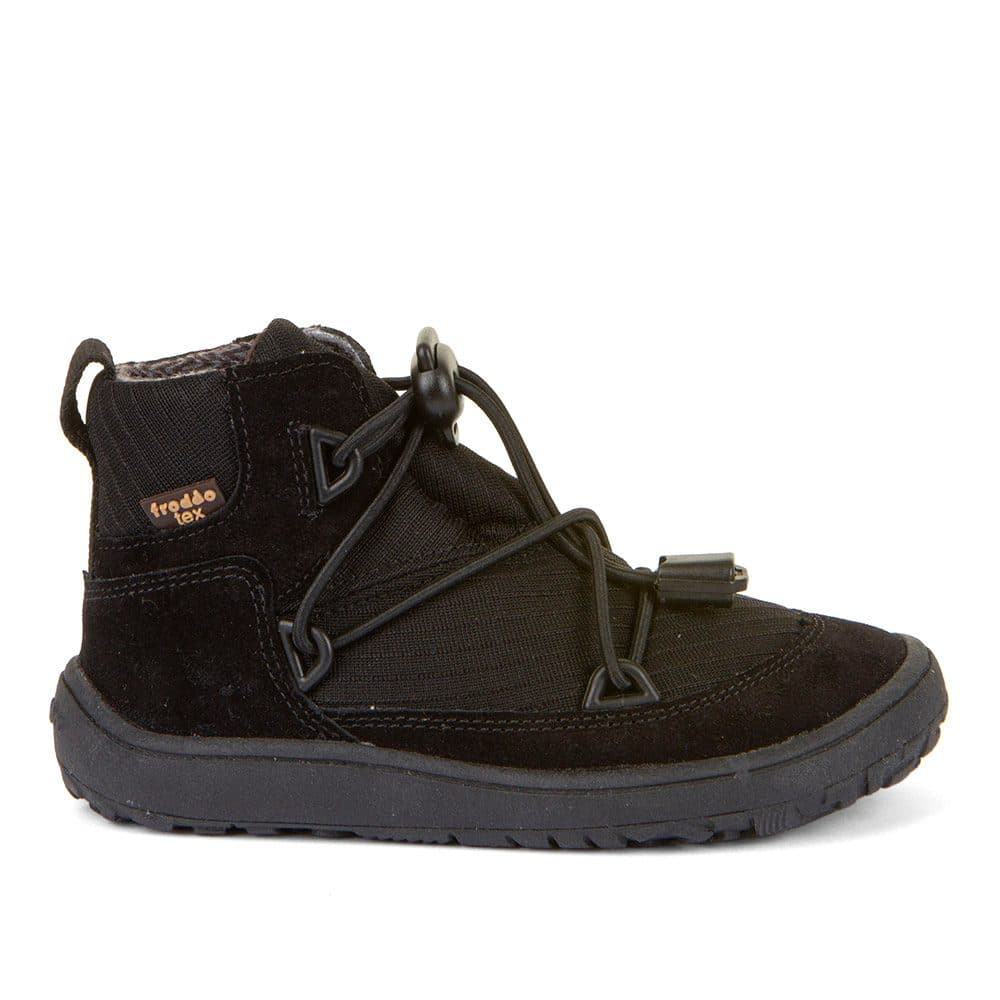 Dětské celoroční barefoot boty TEX TRACK Black Froddo G3110257-2 - černá - 30 - náhled 3